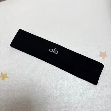 alo yoga 헤어밴드 블랙 밴딩 애로우요가