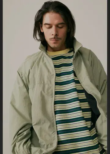 NNBF NYLON JACKET 나일론 자켓 라이트 그린 M