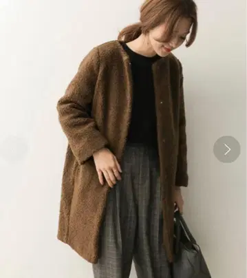 URBAN RESEARCH DOORS 노카라 코트 보아 코트