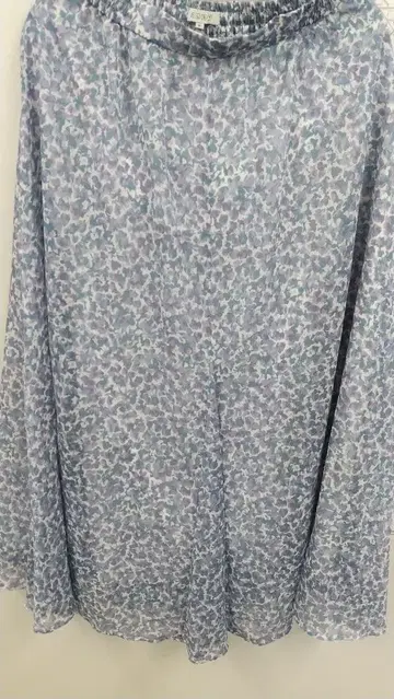 PLST 플라워 프린트 플레어 스커트