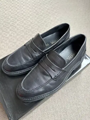 GEOX RESPIRA 블랙 로퍼 39