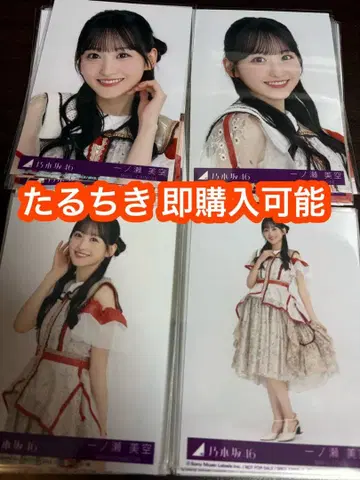 이치노세 미쿠 노기자카46 비리야니 봉입 생사진 4종 컴프