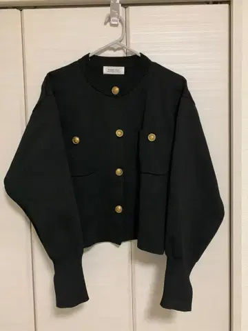 Arpege story 금장 버튼 니트 자켓