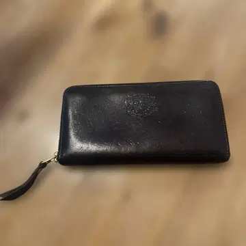 슈페리어 레이버 블랙 가죽 장지갑