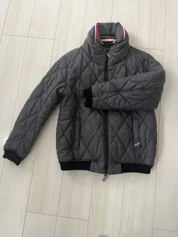 BEAMS HEART 그레이 퀼팅 자켓 L