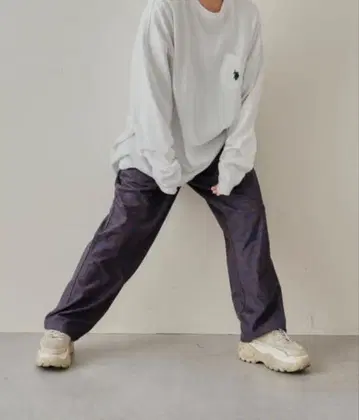 CPCM 페이크 스웨이드 올 패턴 팬츠