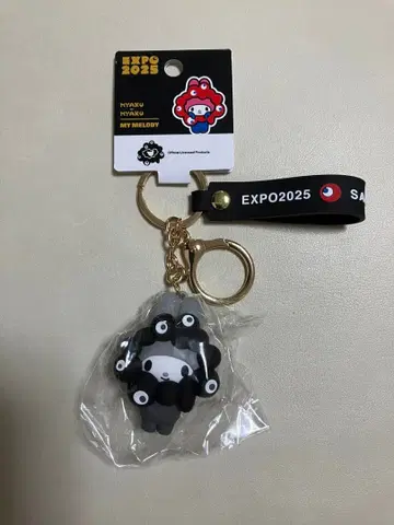 나리키리 키링 마이멜로디 오사카 간사이 만박 산리오 블랙 미야쿠미야쿠