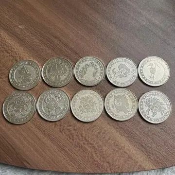 포켓몬 배틀 코인 10장 세트