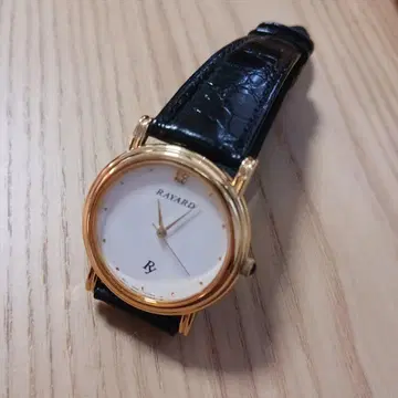 RAYARD 아날로그 손목시계 레이어드 QZ 아이보리 다이얼 RY013