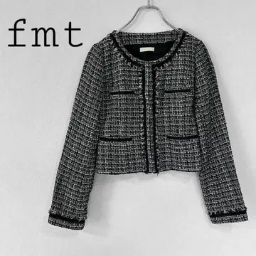FMT 숏 자켓 올 패턴 베이직 U넥 포멀