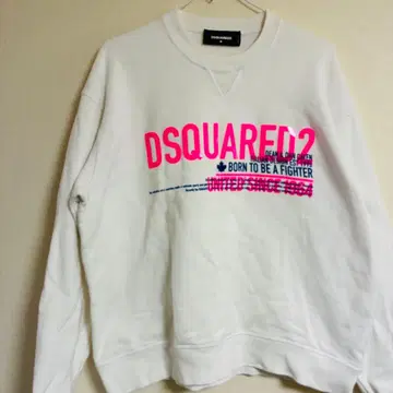 [ 새상품급 ] DSQUARED2 화이트 크루넥 트레이닝복 M