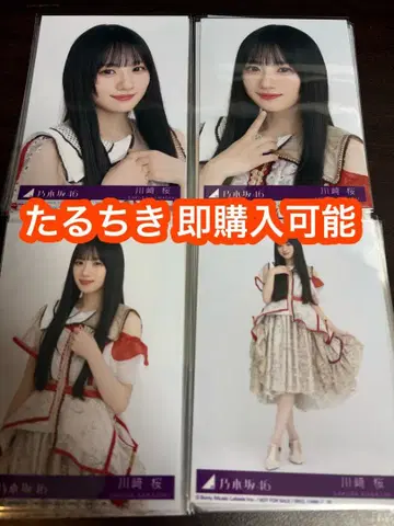 카와사키 사쿠라 노기자카46 비리야니 봉입 브로마이드 4종 컴프