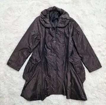 PRIMA ROSA 플리마켓 숄카라 코트 꽃무늬 여배우 옷깃