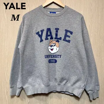 YALE 트레이닝복 M 그레이 자수 로고