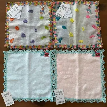 치카자와 레이스점 11월 시즌 타월 손수건 4장 세트