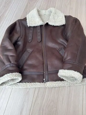 Ungrid 페이크 무스탕 보아 블루종