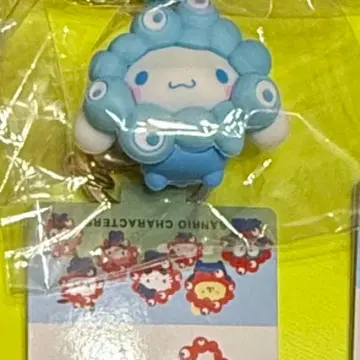 산리오 미야쿠미야쿠 파스텔 시나모롤 키링 시나몬 만박