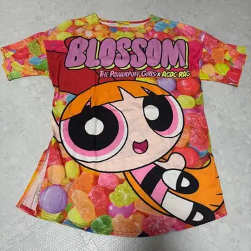 파워퍼프걸스 ACDC RAG 티셔츠