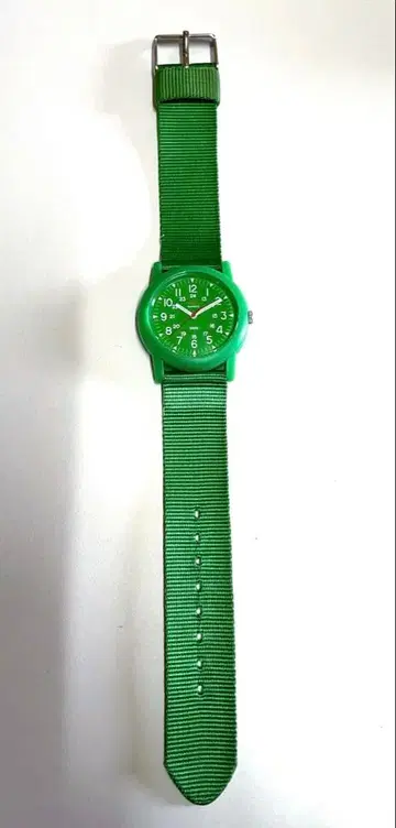 Timex beams 별주 컬러 그린 아날로그 손목시계