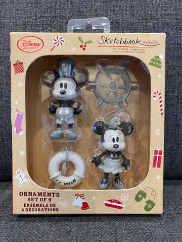 Disney 미키 미니 오너먼트 세트