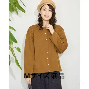 Golden Bear 컷 겉옷 스냅 버튼 카멜 M 새상품