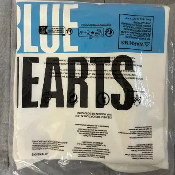 BLUE HEARTS 티셔츠 M 사이즈 화이트
