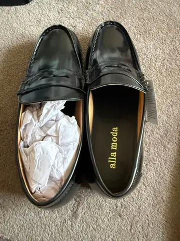 alla moda 블랙 로퍼
