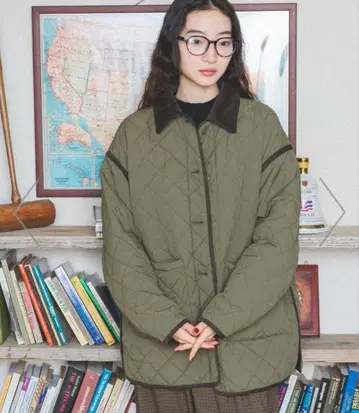 niko and - 코듀로이 퀼트 자켓