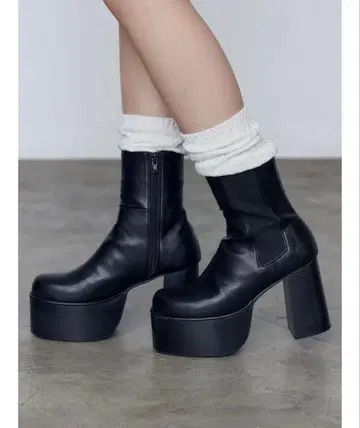 EMODA 라운드 사이드 고어 부츠 L