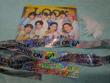 SnowMan 2025-2026 ON 은테 깃털 LOOK 슬라이더 파우치