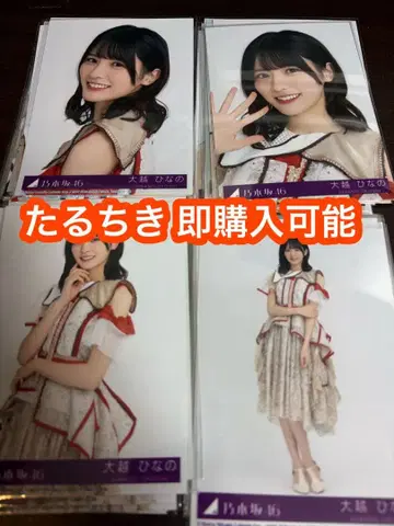 오오코시 히나노 노기자카46 비리야니 봉입 브로마이드 4종 컴프