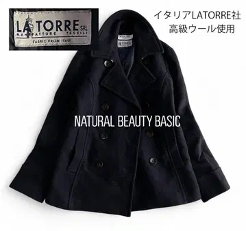내추럴 뷰티 베이직 이탈리아 원단 사용 본격 더블 브레스트 피 코트