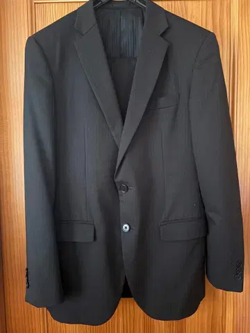 MALE & CO. A5 블랙 섀도우 스트라이프 수트