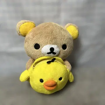 리락쿠마 키이로이트리 봉제 인형 리모컨 수납 가능 2013년 제조