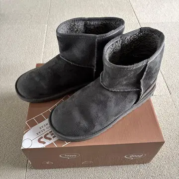 그레이 스웨이드 어그 부츠