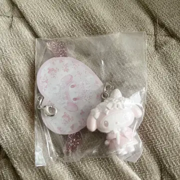 산리오 마이멜로디 시크릿 참 A 화이트 딸기