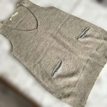 BLANC basque V넥 롱 베스트