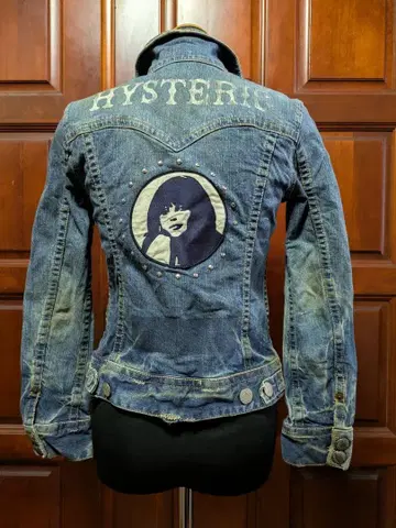 레어 HYSTERIC GLAMOUR 데님 자켓 히스걸