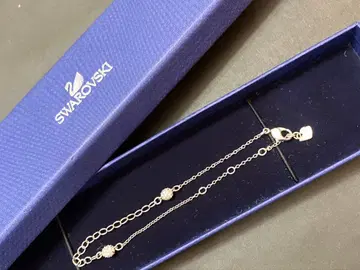 새상품급 Swarovski 파베 볼 체인 팔찌