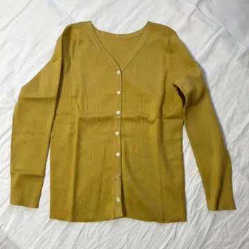 투모로우랜드 머스타드 가디건