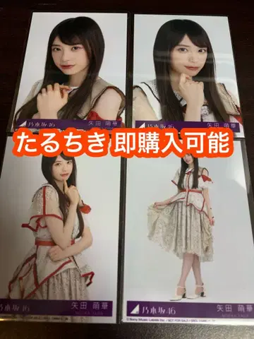 야타 모에카 노기자카46 비리야니 봉입 브로마이드 4종 컴프