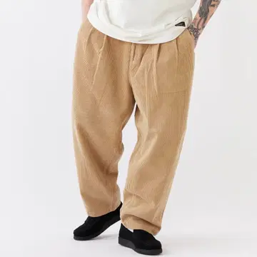 FAT 코듀로이 베이지 와이드 팬츠 2025AW Dickies