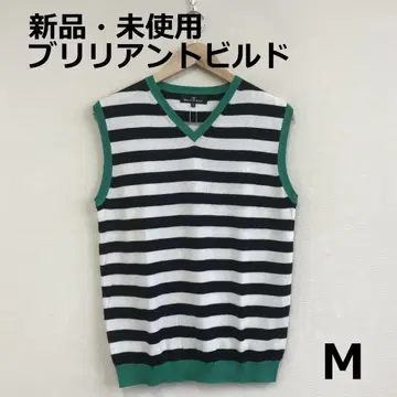 B1125A01 새상품 미사용 브릴리언트 빌드 골프 V넥 베스트