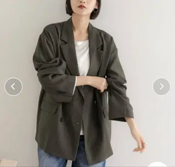 LOWRYS FARM 홉색 더블 자켓 자켓 아우터