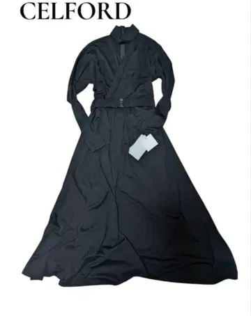 새상품 CELFORD 셀포드 스무스 드레이프 컷 원피스