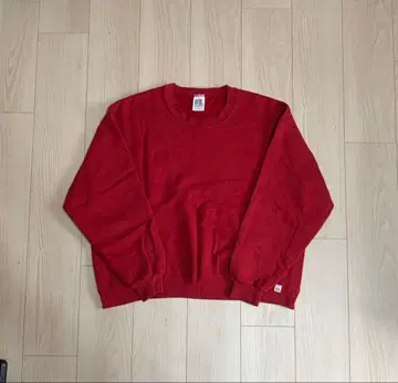 러셀 애슬레틱 맨투맨 빨간색