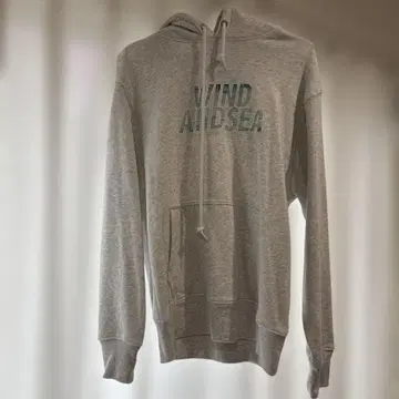 WIND AND SEA 그레이 후드티