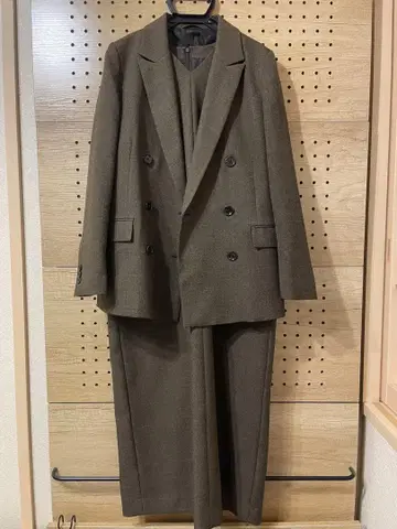 아오야마 양복 더블 자켓 스커트 셋업 수트