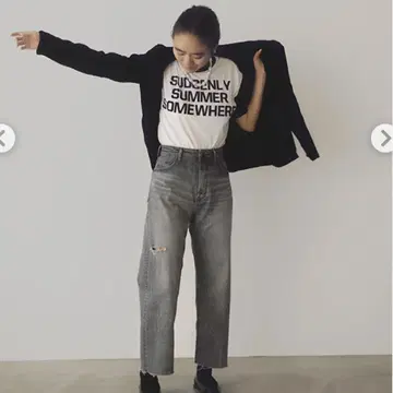 YANUK 카네코 아야 스트레이트 데님 CUB