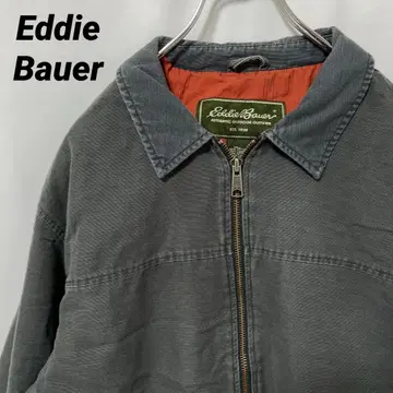N-6092 EddieBauer 미국 빈티지 의류 덕 자켓 블루종 L